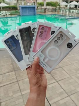 Capa Magsafe Samsung S22 Plus S23 S23Fe S23plus S24 S24 Plus e S24 ultra