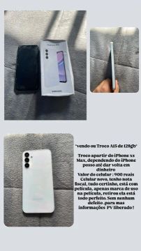 Galaxy A15 128gb - Troco por iPhone