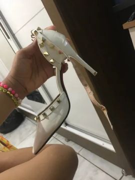 Sapato Scarpin  branco