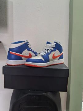 Original! Jordan 1 game royal laranja e azul