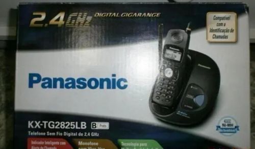 Telefone Panasonic Original Importado Sem Fio 2.4 Ghz sem uso novo na caixa