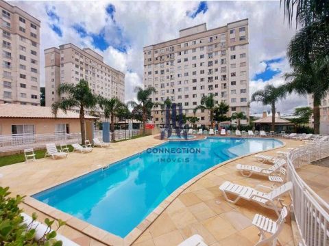 Apartamento com 2 dormitórios para alugar, 44 m² por R$ 2.073,31/mês - Pinheirinho - Curit