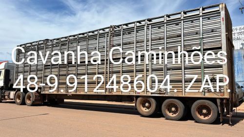 Carreta Boiadeira Galego 2 Pisos 2014 15,50 Mts Comprimento 4,70 Mts Altura Sem Pneus Top.