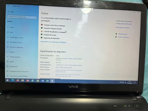 Notebook VAIO