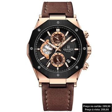 Relógio Masculino Naviforce Original Premium 