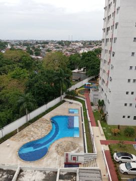 PARADISE LAKE 03 Qts (Suite) 6° andar/ 100% Mobiliado/ Todo no Porcelanato