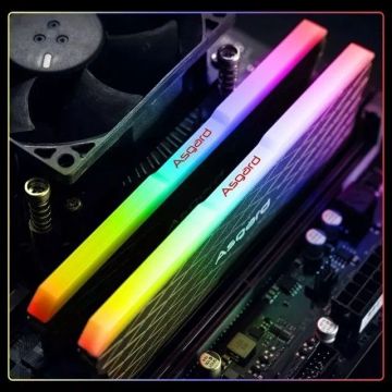 Memoria Ram 16gb (2x8gb) Asgard 3200mhz Rgb Lacrados Novos - Super Promoção !