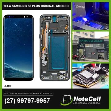 Tela Display P/ Samsung S8 Plus G955 Original Nacional Super Amoled 3.489 - 30 Minutos!!