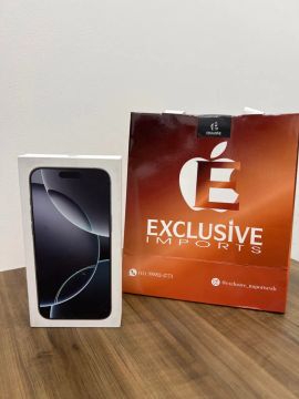 IPHONE 16 PRO MAX  |  BRANCO - 256g  |  MEGA OFERTA 