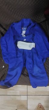 Kimono de Judô Infantil - Tamanho M000 - Azul