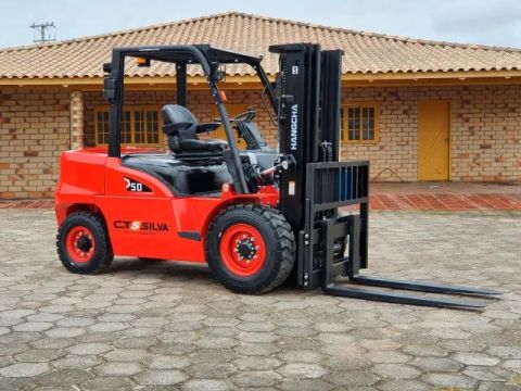 EMPILHADEIRA HANGCHA | 5 TONELADAS | TRIPLEX | A PRONTA ENTREGA