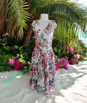 Vestido Floral Branco