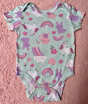 Body Bebê Menina Unicórnio - Tamanho P