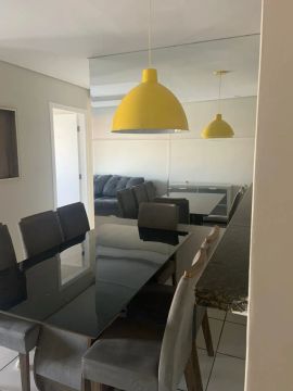 Apartamento mobiliado de 3 quartos sendo 1 suíte 2 vagas de garagens