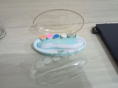 Cortador de unhas elétrico para bebê