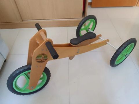 Bicicleta de Madeira Woodbike - 3 Estágios