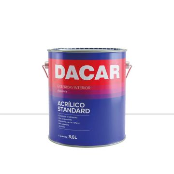 TINTA ACRÍLICA STANDARD FOSCO BRANCO 3,6L DACAR