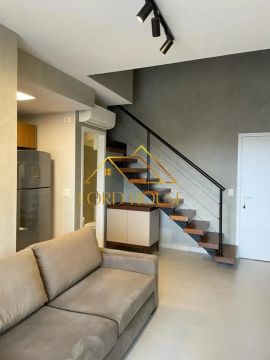 Apartamento Duplex para Locação em São Paulo, Pinheiros, 1 dormitório, 1 suíte, 2 banheiro