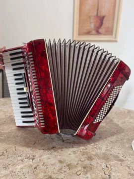 Acordeon Vermelho 80 baixos