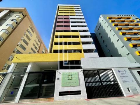 Apartamento mobiliado com 40m² em ótima localização da Ponta Verde - Edifício Mariella