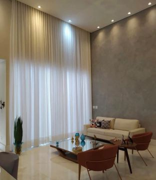 Cortinas , Dica ; Cor clara amplia o ambiente!