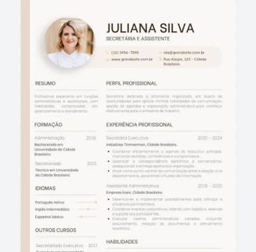 Atualizo currículo
