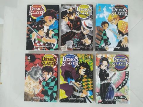 Coleção Mangá Demon Slayer Edições nº 1 ao nº 11