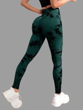 Legging Tie Dye Verde - Tamanho P
