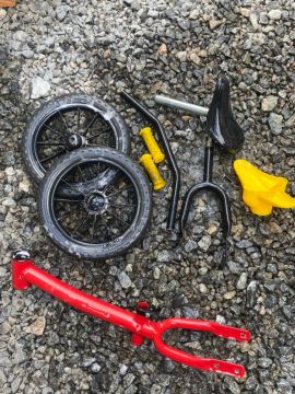 Bicicleta Infantil - peças para montar