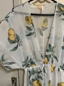 Saída de praia estampada P