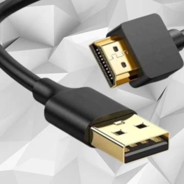 Cabo HDMI macho para USB macho 1.8 metros