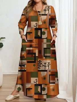 Vestido retro de manga