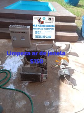 Limpeza ar de janela $150