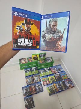 Jogo ps4 ps5 red dead the witcher3