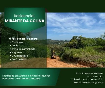 BS(terrenos incríveis, prontos pra construir em meio a natureza em Alumínio-SP