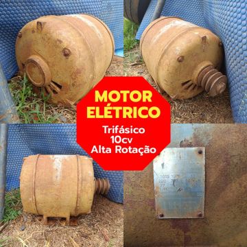 Motor Elétrico - Trifásico - 10cv - Alta Rotação