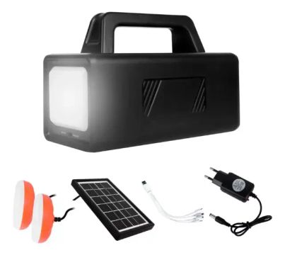Kit Painel Energia Solar Multi Funcional 100w 9000mah Usb