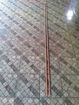 3 Varetas de Cobre para Instalação Elétrica