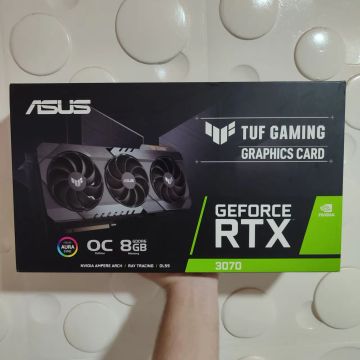 Placa de Vídeo RTX 3070 8GB ASUS TUF GAMING OC (PERFEITO)