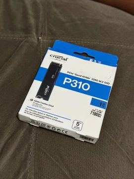 NOVO e LACRADO - SSD Crucial P310 1TB NVMe PCIe Gen4 - 7100MB/s