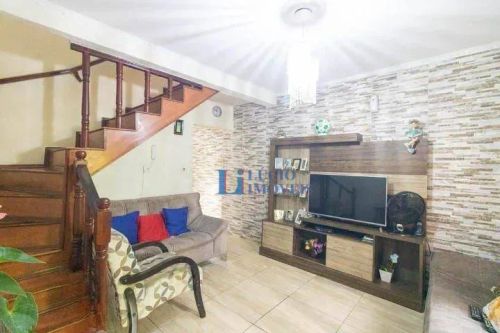 Sobrado com 4 dormitórios para alugar, 173 m² por R$ 3.160,84/mês - Vila Metalúrgica - San