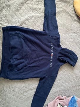 Blusa de Moletom Tommy Hilfiger Azul