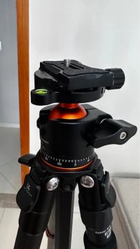 Tripé para Câmera Profissional k&F carbono