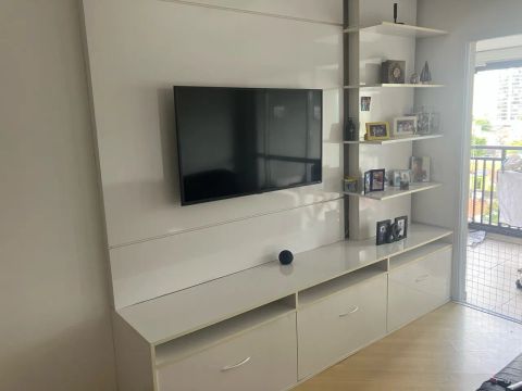 Rack e Painel para TV - Branco
