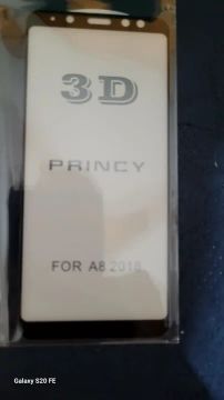 Película de Vidro Temperado 3D para Samsung A8 2018