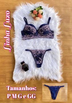 Conjunto de Lingerie  - Tamanho P, M, G e GG