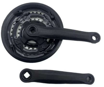 Pedivela Triplo Bicicleta 24/34/42 Dentes Braço Aço 170mm