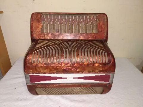 Acordeon Cromático 120bx Com Defeitos(ler descrição)