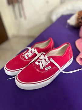 tênis vans vermelho original 