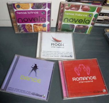 Coletâneas De Temas De Novelas Da Globo Com 5 Cds
